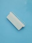 2.54mm Pitch Solder Circuit Board Pin Connectors Vertical Type White Color