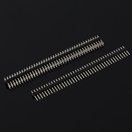 Porcellana Passo elettrico 2.54mm dei connettori di Pin del PWB intestazione di Pin della IMMERSIONE di fila singola/di fila doppia fabbrica