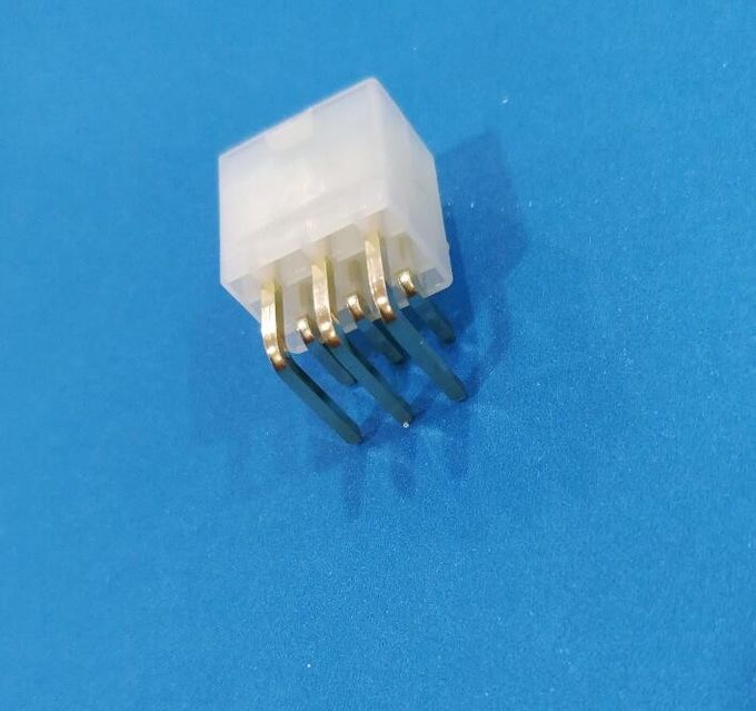 Naturale di nylon del connettore 4.2mm dell'intestazione del PWB dei connett. 6pos con l'oro di plastica della posta placcato