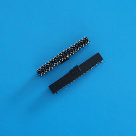 Porcellana Connettore femminile ad angolo retto dell&#039;intestazione, doppio tipo connettore di Pin femminile del passo di 2.0mm distributore