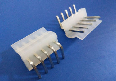 Porcellana Connettore Wafer bianco Molex da 3,9 mm, connettore DIP piccolo a 5 pin resistente fabbrica